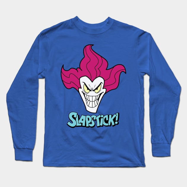 Slapstick (Text Version) Long Sleeve T-Shirt by Avengedqrow